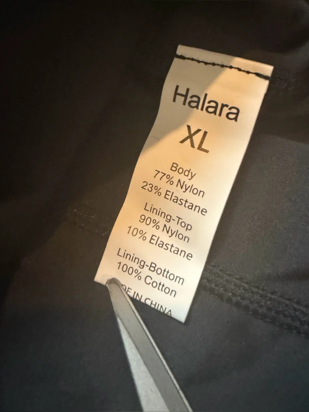 HALARA SoftlyZero™ Plush Backless Active Dress-Easy Peezy black Sz XL - Picture 7 of 7